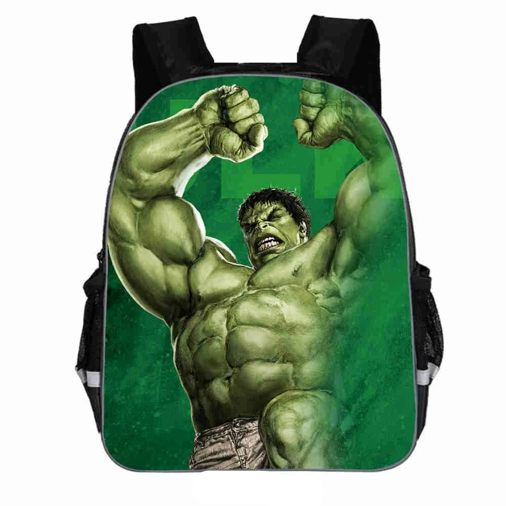 Zaino “Hulk” per bambini in nylon poliestere. Impermeabile, spazioso, colori a scelta. Perfetto per scuola, viaggi e tempo libero.