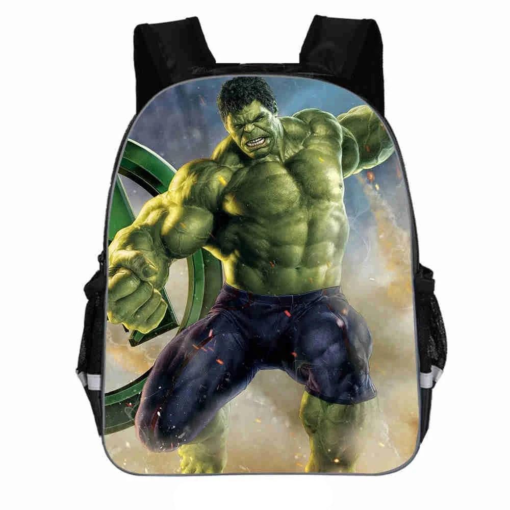 Zaino “Hulk” per bambini in nylon poliestere. Impermeabile, spazioso, colori a scelta. Perfetto per scuola, viaggi e tempo libero.