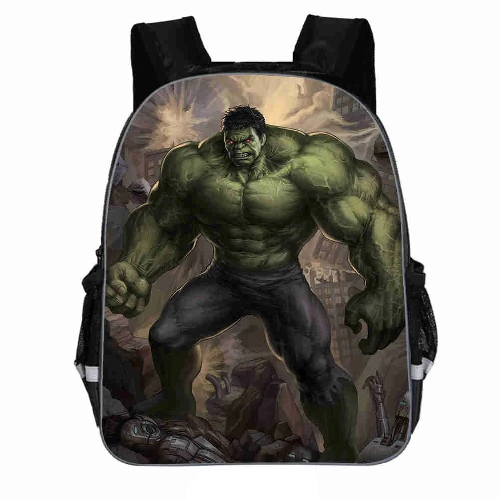 Zaino “Hulk” per bambini in nylon poliestere. Impermeabile, spazioso, colori a scelta. Perfetto per scuola, viaggi e tempo libero.