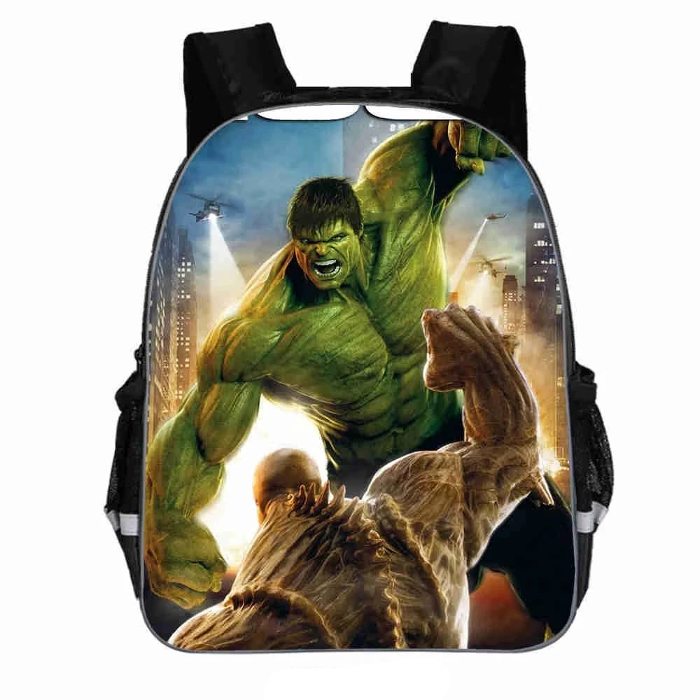 Zaino “Hulk” per bambini in nylon poliestere. Impermeabile, spazioso, colori a scelta. Perfetto per scuola, viaggi e tempo libero.