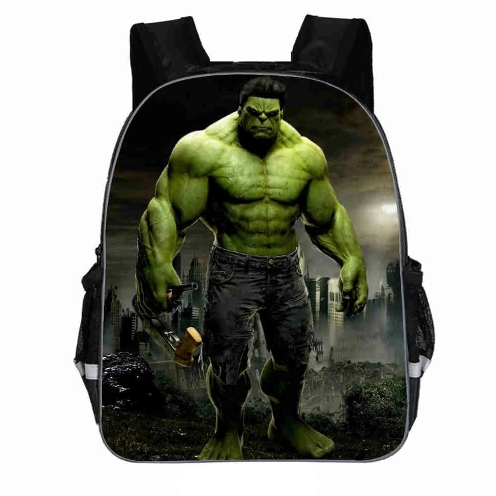 Zaino “Hulk” per bambini in nylon poliestere. Impermeabile, spazioso, colori a scelta. Perfetto per scuola, viaggi e tempo libero.