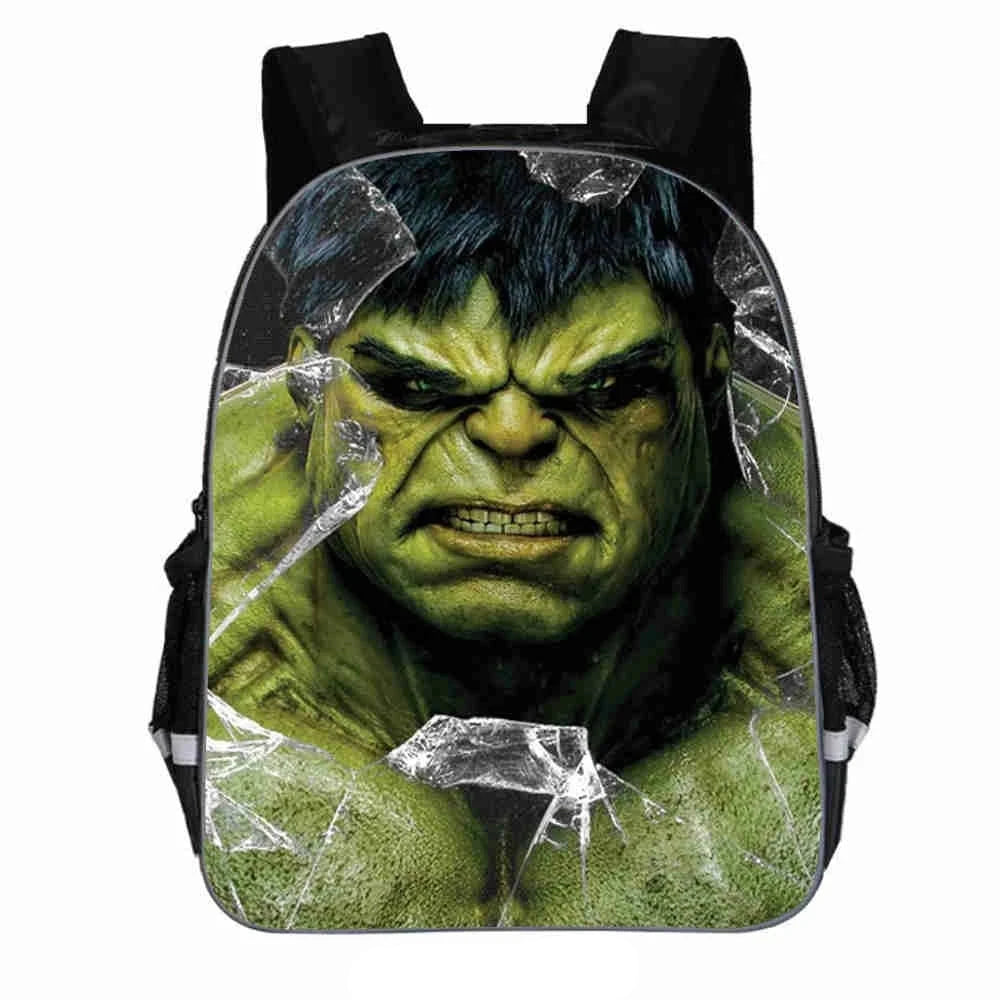 Zaino “Hulk” per bambini in nylon poliestere. Impermeabile, spazioso, colori a scelta. Perfetto per scuola, viaggi e tempo libero.