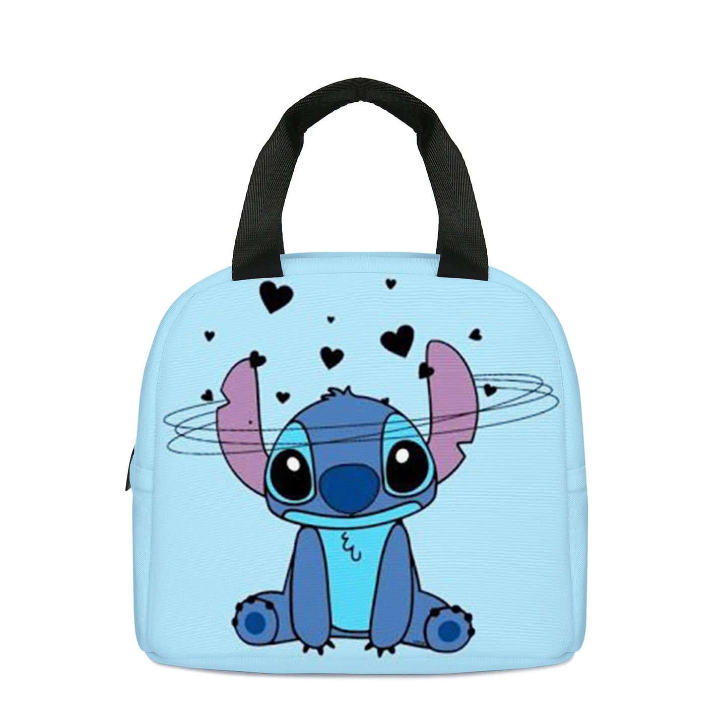 Borsa termica isolante porta vivande per bambini con immagini cartoni animati. Figure e colori a scelta.