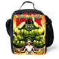 Borsa “Hulk” per bambini in nylon poliestere. Impermeabile, spaziosa, immagini a scelta. Perfetto per scuola, viaggi e tempo libero.