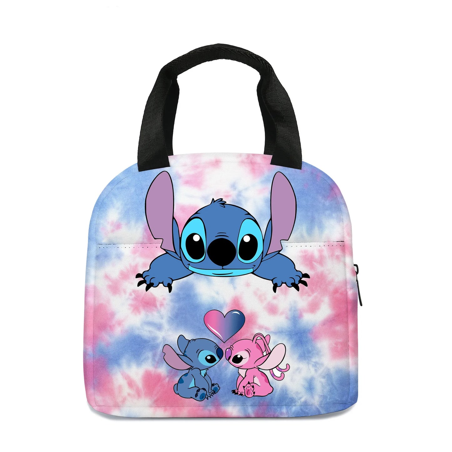 Borsa termica isolante porta vivande per bambini con immagini cartoni animati. Figure e colori a scelta.