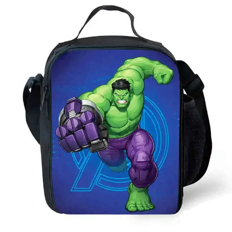 Borsa “Hulk” per bambini in nylon poliestere. Impermeabile, spaziosa, immagini a scelta. Perfetto per scuola, viaggi e tempo libero.