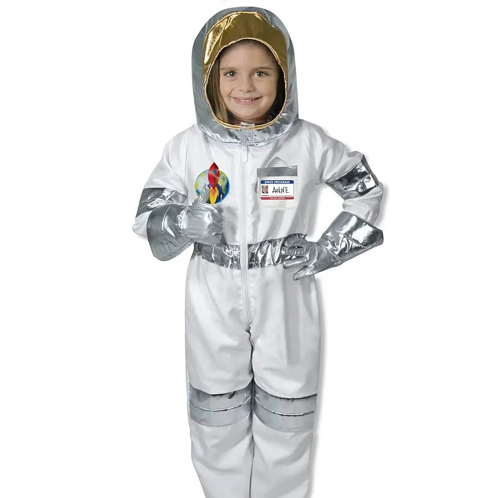 Abito carnevale da astronauta. Completo di casco, colori a scelta, ideale per carnevale, cosplay, feste.