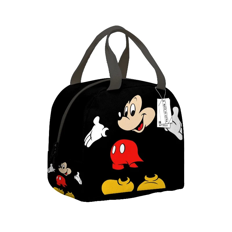 Borsa termica isolante porta vivande per bambini con immagini cartoni animati. Figure e colori a scelta.