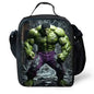 Borsa “Hulk” per bambini in nylon poliestere. Impermeabile, spaziosa, immagini a scelta. Perfetto per scuola, viaggi e tempo libero.