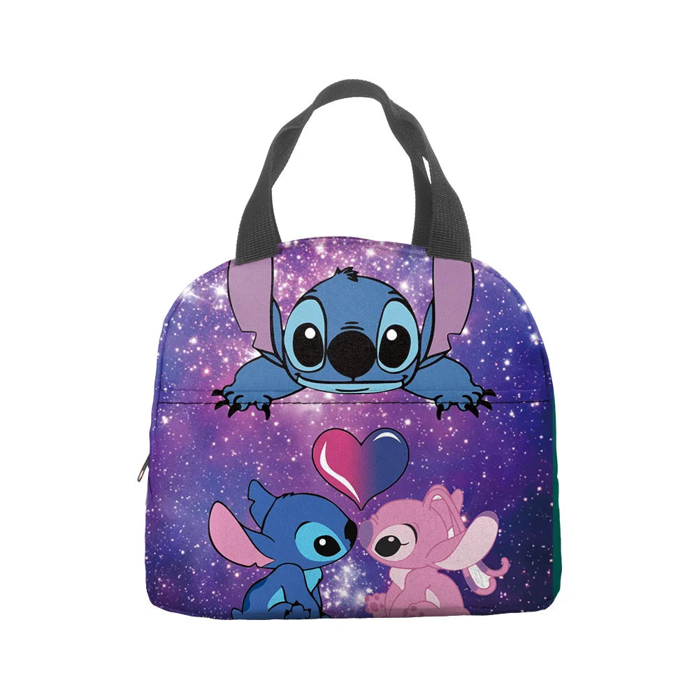 Borsa termica isolante porta vivande per bambini con immagini cartoni animati. Figure e colori a scelta.