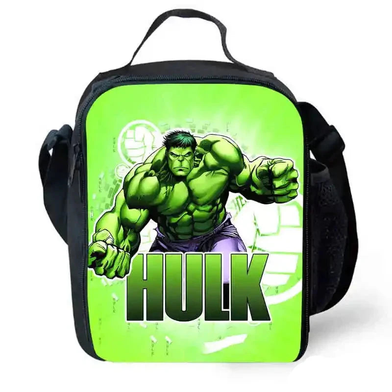 Borsa “Hulk” per bambini in nylon poliestere. Impermeabile, spaziosa, immagini a scelta. Perfetto per scuola, viaggi e tempo libero.