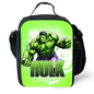 Borsa “Hulk” per bambini in nylon poliestere. Impermeabile, spaziosa, immagini a scelta. Perfetto per scuola, viaggi e tempo libero.