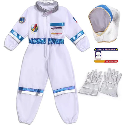 Abito carnevale da astronauta. Completo di casco, colori a scelta, ideale per carnevale, cosplay, feste.