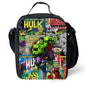 Borsa “Hulk” per bambini in nylon poliestere. Impermeabile, spaziosa, immagini a scelta. Perfetto per scuola, viaggi e tempo libero.