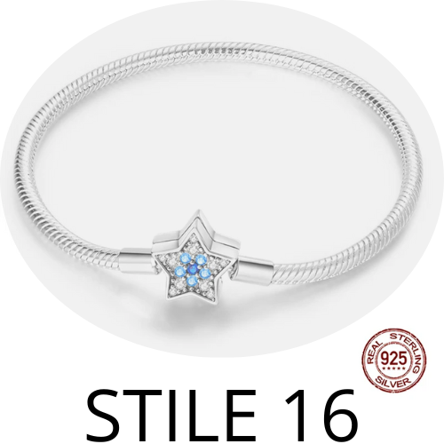 Bracciale in argento 925  per una ampia scelta. Per uomo e donna misura da 17 a 20 cm. Diversi colori e stili.