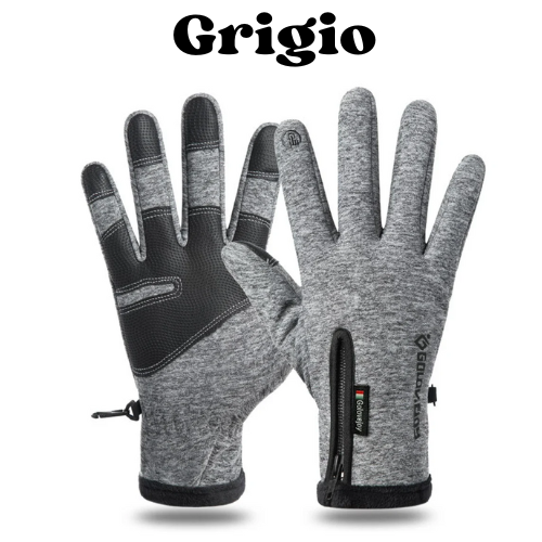 Motorcycle Gloves Winter Thermal Fleece Lined Winter Water Resistant Skin-friendly Touch Screen Outdoor Moto Riding Ski Gloves