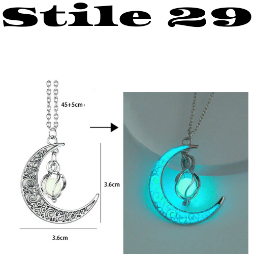 Luminous Dragon Necklace Glowing Night Fluorescence Antique Vintage Glow In The Dark for Men Women Gift Party Halloween Day Club