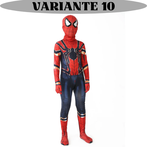 Costume per carnevale uomo ragno. L’abito di uno dei super eroi più amati dai bambini nelle sue diverse versioni e colori.