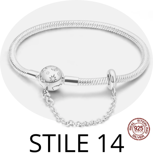 Bracciale in argento 925  per una ampia scelta. Per uomo e donna misura da 17 a 20 cm. Diversi colori e stili.