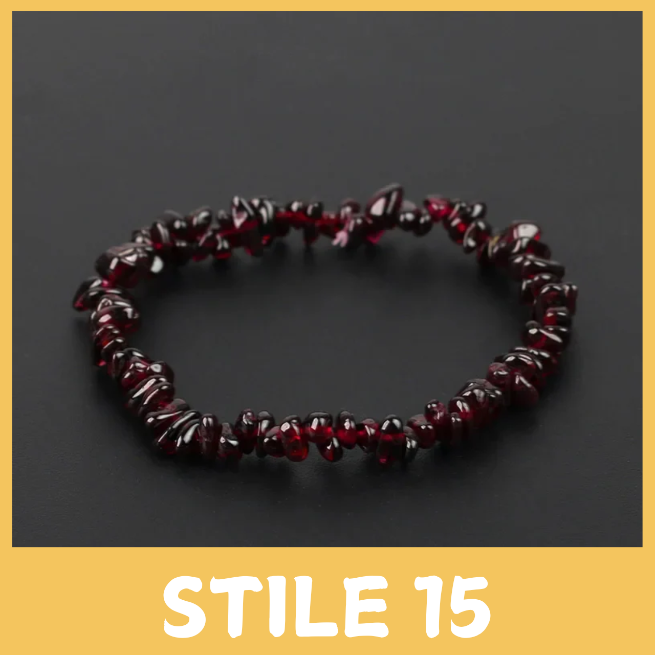 Bracciale con Perline Irregolari in Pietra Naturale: Unico e Stiloso.