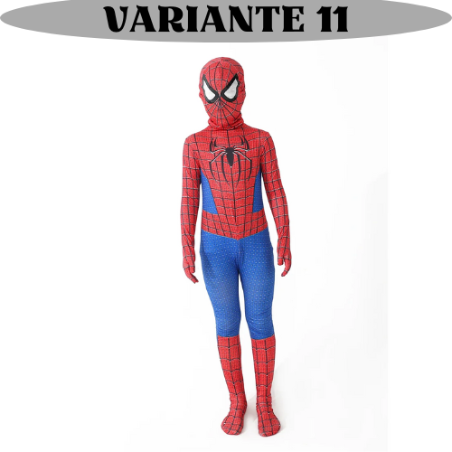 Costume per carnevale uomo ragno. L’abito di uno dei super eroi più amati dai bambini nelle sue diverse versioni e colori.