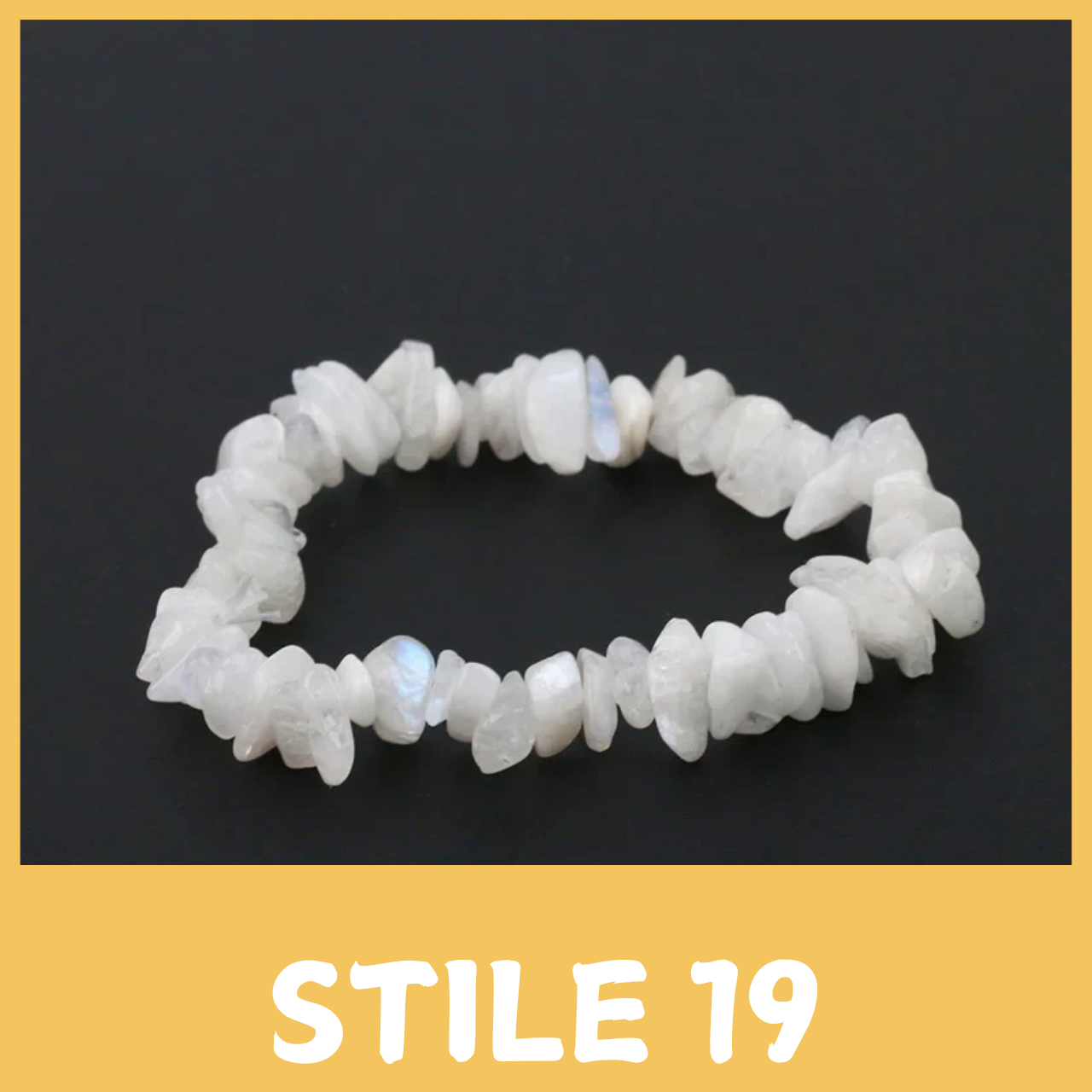 Bracciale con Perline Irregolari in Pietra Naturale: Unico e Stiloso.