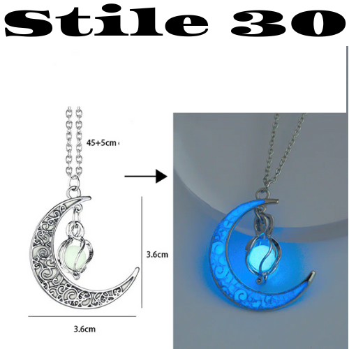 Luminous Dragon Necklace Glowing Night Fluorescence Antique Vintage Glow In The Dark for Men Women Gift Party Halloween Day Club