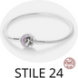 Bracciale in argento 925  per una ampia scelta. Per uomo e donna misura da 17 a 20 cm. Diversi colori e stili.