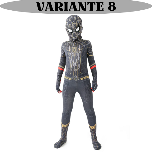 Costume per carnevale uomo ragno. L’abito di uno dei super eroi più amati dai bambini nelle sue diverse versioni e colori.