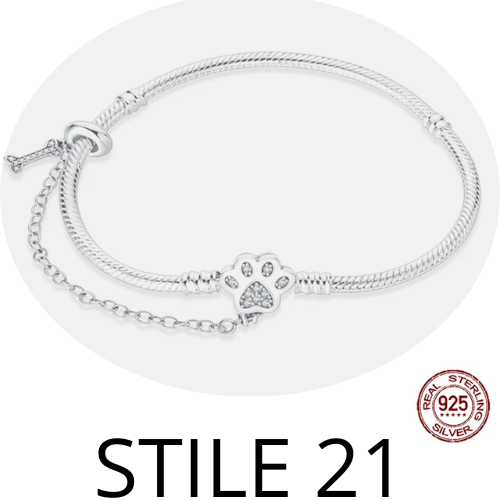 Bracciale in argento 925  per una ampia scelta. Per uomo e donna misura da 17 a 20 cm. Diversi colori e stili.