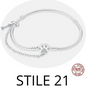 Bracciale in argento 925  per una ampia scelta. Per uomo e donna misura da 17 a 20 cm. Diversi colori e stili.