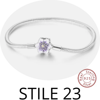 Bracciale in argento 925  per una ampia scelta. Per uomo e donna misura da 17 a 20 cm. Diversi colori e stili.