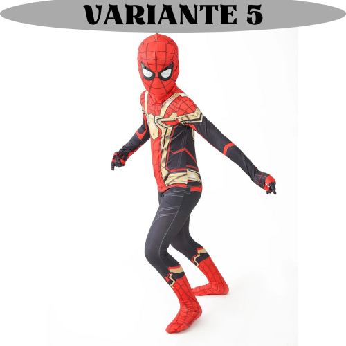 Costume per carnevale uomo ragno. L’abito di uno dei super eroi più amati dai bambini nelle sue diverse versioni e colori.