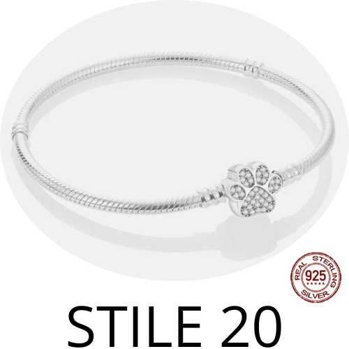 Bracciale in argento 925  per una ampia scelta. Per uomo e donna misura da 17 a 20 cm. Diversi colori e stili.