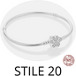 Bracciale in argento 925  per una ampia scelta. Per uomo e donna misura da 17 a 20 cm. Diversi colori e stili.