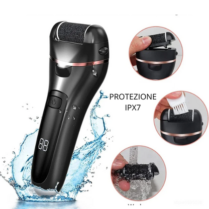 Electric Callus Remover Professional Foot File Grinder Pedicure Machine Rechargeable Heel Cracked Dead Skin Scrubber 3 Heads