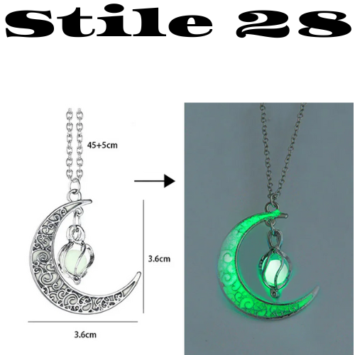 Luminous Dragon Necklace Glowing Night Fluorescence Antique Vintage Glow In The Dark for Men Women Gift Party Halloween Day Club