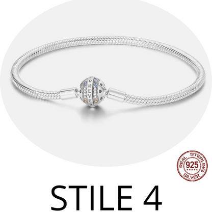 Bracciale in argento 925  per una ampia scelta. Per uomo e donna misura da 17 a 20 cm. Diversi colori e stili.